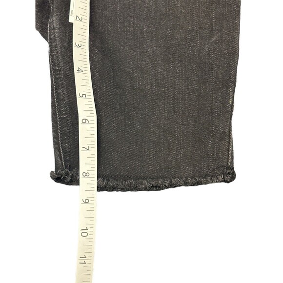 Levis 511 Slim‎ Women’s Black Cutoff Denim Jean Shorts Size 12R Waist 26 EUC - Picture 3 of 7